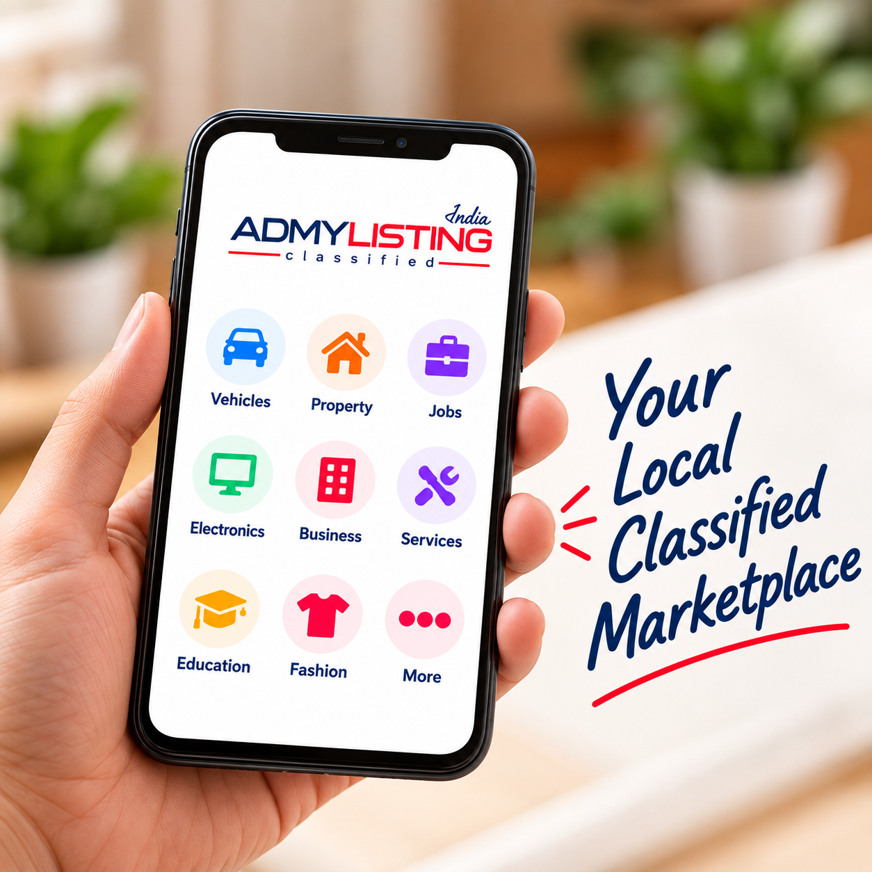 AdmyListing mobile classified marketplace