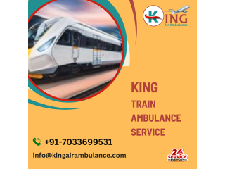 Avail King Train Ambulance Service In Nagpur With Life Care  Ventilator System