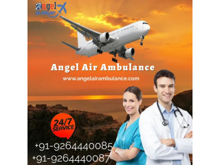 Take Hassle-free Emergency Patient Transfer Angel Air Ambulance Service in Delhi