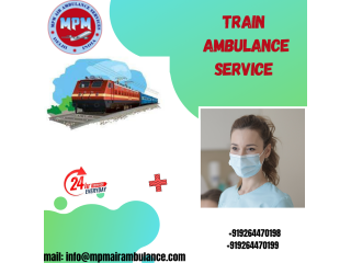 Available MPM Train Ambulance in Varanasi With Emergency ICU Setup