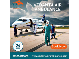 Avail of Top-level Medical Facilities Book Vedanta Air Ambulance Services in Varanasi