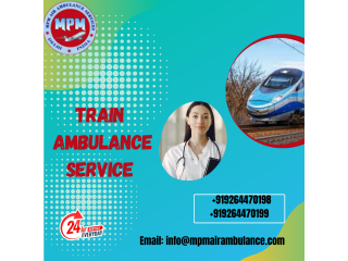 Choose MPM Train Ambulance Services In Jamshedpur With Cardiac Monitors System