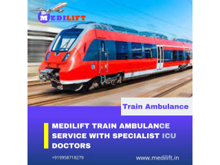 Take Medilift Train Ambulance in Jamshedpur with Dedicated Medical Professionals
