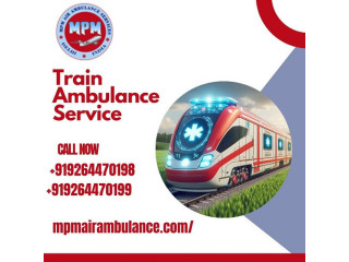 Choose MPM Train Ambulance Service in Darbhanga with Ventilator Setup