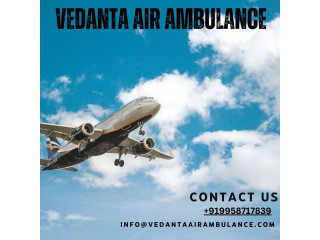 Vedanta Air Ambulance Service In Srinagar Presented Advanced Life Support Facilities