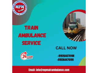 Gain MPM Train Ambulance Service in Dibrugarh with hi-tech medical facility