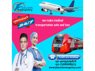 Take Fast Relocation by Falcon Train Ambulance Services in Bhopal