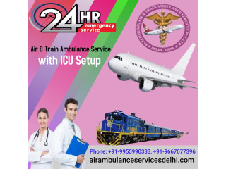 Panchmukhi Train Ambulance Service In Allahabad With High Tech ICU Equipment