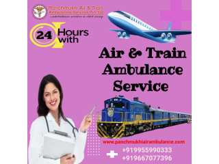 Panchmukhi Train Ambulance Service In Bhopal At Low Cost
