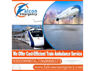 At Nominal Fare Hire Falcon Train Ambulance Services in Patna with Proper Care