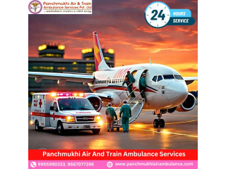 With Advanced CCU Facility Hire Panchmukhi Air Ambulance Services in Dibrugarh