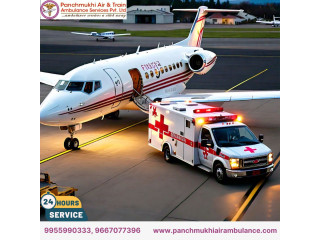 With Extraordinary Medical Use Panchmukhi Air Ambulance Services in Varanasi