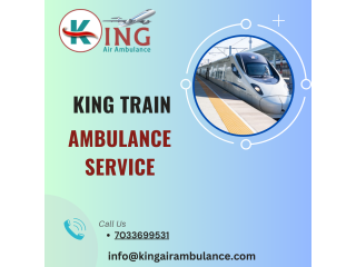 Pick  King Train Ambulance Service In Siliguri With  PICU Features