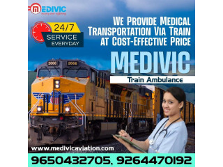 Get Medivic Train Ambulance in Ranchi with medical team at Reasonable Price