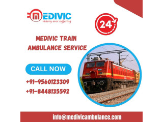 Get Medivic Train Ambulance Service in Guwahati with patient transportation at reasonable charges