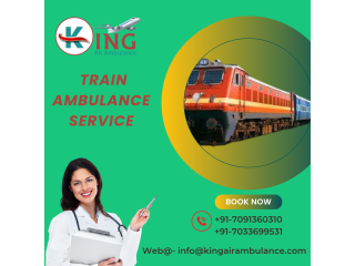 Avail King Train Ambulance In Patna With Advance CCU Facilities