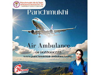 With Life-Sustaining Healthcare Tools Take Panchmukhi Air Ambulance Services in Chennai