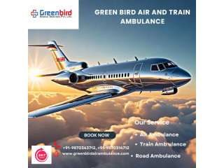 Take Greenbird Air and Train Ambulance Services in Bokaro with Advanced Ventilator Facilities