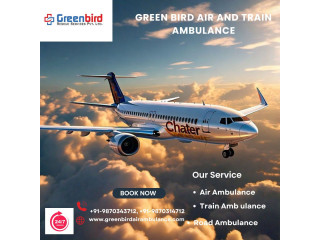 Hire Greenbird Air and Train Ambulance Services in Bagdogra with Modern Medical Machines