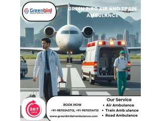 Use Greenbird Air and Train Ambulance Services in Cooch Behar with Advanced Medical Machine