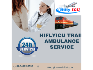 Advanced and Reliable Train Ambulance in Delhi by Hiflyicu