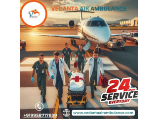 Hire Top-class Vedanta Air Ambulance services in Gorakhpur with Advanced ICU Setup