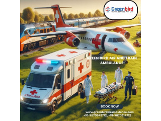 Hire Greenbird Air and Train Ambulance Services in Goa with a Full Medical Setup