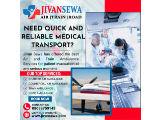 Get Ready To Switch by Jivan Sewa Air and Train Ambulance in Dibrugarh for a Patient