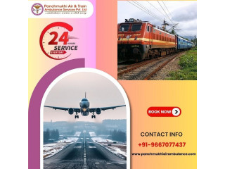 Get Panchmukhi Air and Train Ambulance Service in Raipur with Healthcare Facility