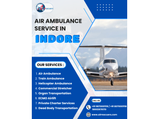 Indores Trusted Air Ambulance  Saving Lives 24/7!