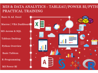 MIS Coaching in Laxmi Nagar, Delhi, Noida, Gurgaon, SLA Institute, Excel, VBA, SQL, Power BI, Tableau Certification with 100% Job,