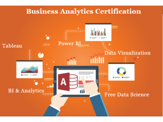 Business Analytics Certification in Laxmi Nagar, Pandav Nagar, Delhi by SLA Institute, with Tableau, Power BI, R & Python Classes, 100% Job,