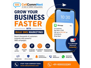 Indias Trusted Bulk SMS & WhatsApp Service Provider - CellCommNext