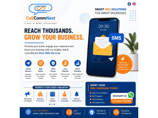 Indias Trusted Bulk SMS & WhatsApp Service Provider - CellCommNext