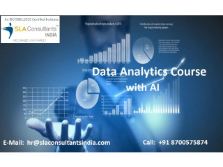 Data Analyst Course in Delhi | Get Free Alteryx, Prompt Engineering & Gen AI Skills with Microsoft Certification Support by SLA Consultants India