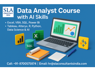 Data Analyst Certification in Delhi for Advanced Corporate Analytics Careers by SLA Consultants India
